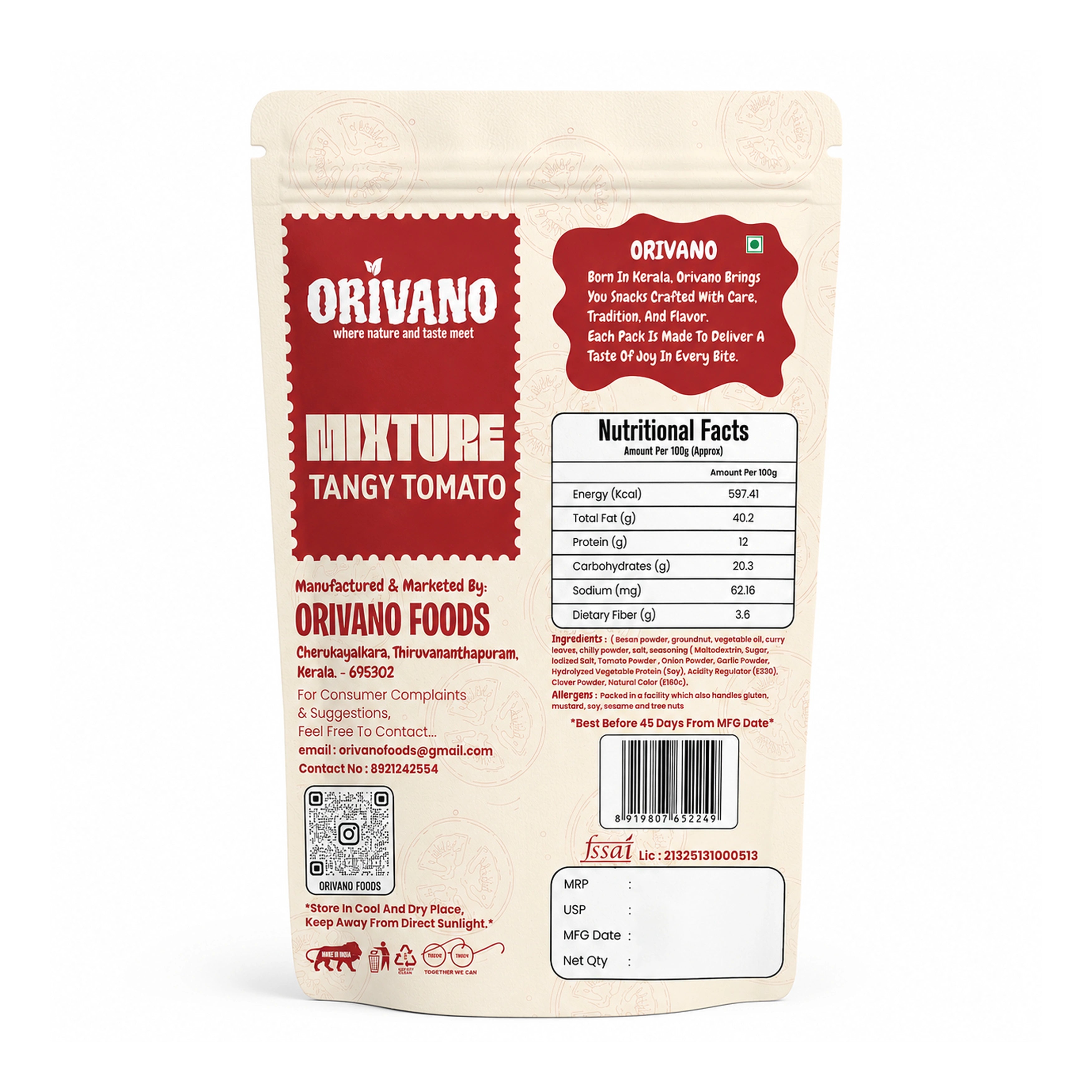 Tangy Tomato Mixture 100g