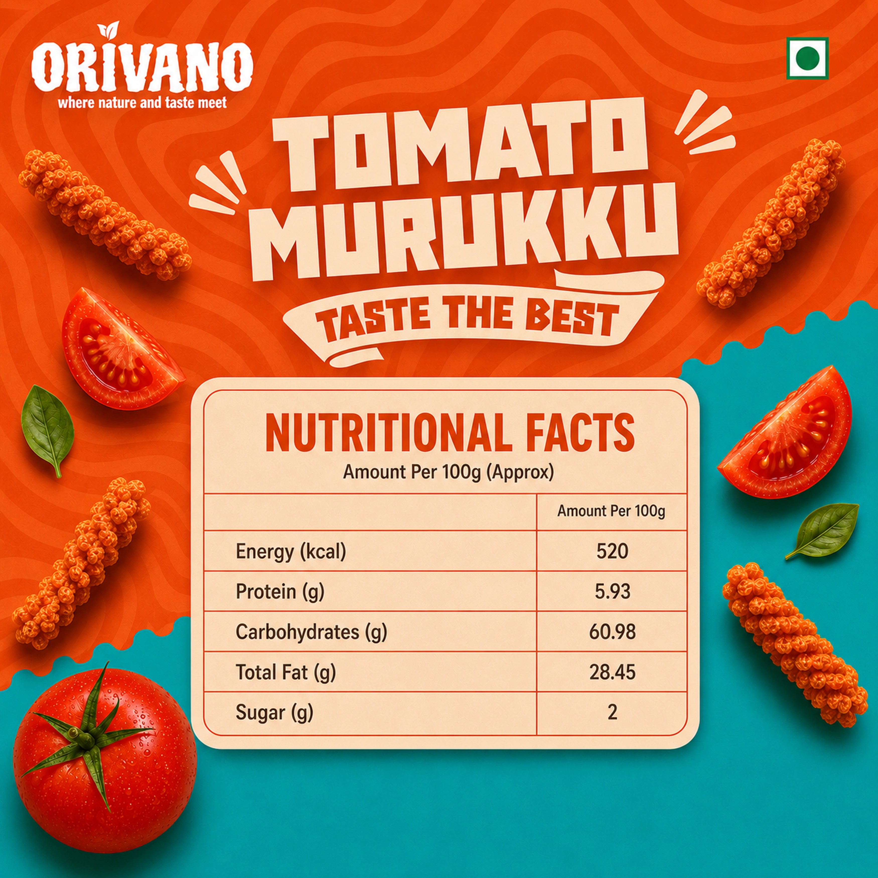 Tomato Murukku 100g